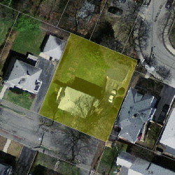 44 King St, Newton MA 02466-1204 aerial view