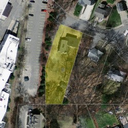 136 Charlemont St, Newton MA 02461-1910 aerial view