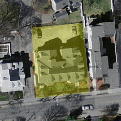 307 Cabot St, Newton MA 02460-2268 aerial view