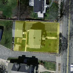 63 Cherry St, Newton MA 02465-1235 aerial view