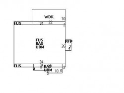 138 Melrose St, Newton MA  02466-1110 floor plan