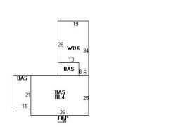 261 Parker St, Newton MA 02459-2671 floor plan