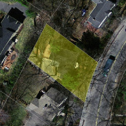 583 Chestnut St, Newton MA 02468-1225 aerial view