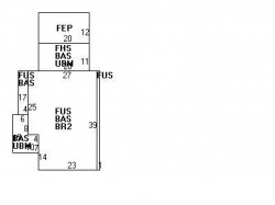 31 Fox Ln, Newton MA  02459-3023 floor plan