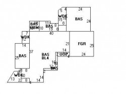 343 Brookline St, Newton MA  02459-3151 floor plan