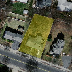 465 Crafts St, Newton MA  02465-1735 aerial view