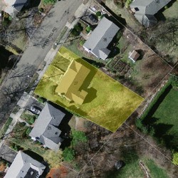 27 Cross Hill Rd, Newton MA  02459-3119 aerial view