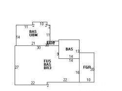 48 Avondale Rd, Newton MA  02459-1619 floor plan