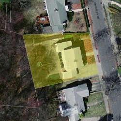 255 Woodcliff Rd, Newton MA 02461-2127 aerial view