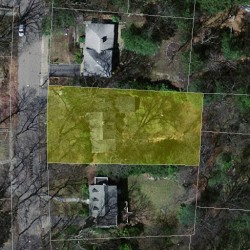 26 Verndale Rd, Newton MA  02461-2114 aerial view