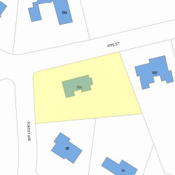194 Otis St, Newton MA 02465-2524 plot plan