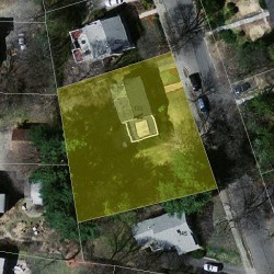 133 Beaumont Ave, Newton MA 02460-2315 aerial view