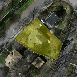 108 Albemarle Rd, Newton MA  02460-1135 aerial view