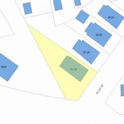 33 Elliot St, Newton MA 02461-1604 plot plan