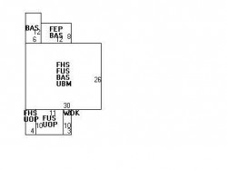 1 Leighton Rd, Newton MA  02466-2210 floor plan