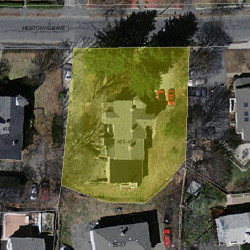 402 Newtonville Ave, Newton MA  02460-1925 aerial view