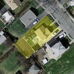 15 Colonial Ave, Newton MA  02460-1214 aerial view