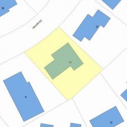 31 Hagen Rd, Newton MA 02459-2730 plot plan