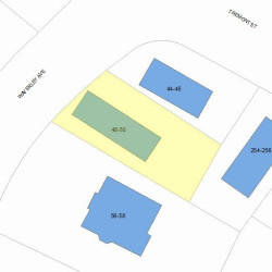 50 Waverley Ave, Newton MA 02458-2135 plot plan