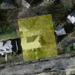 21 Mason Rd, Newton MA 02459-1505 aerial view
