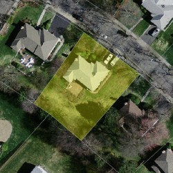 15 Peregrine Rd, Newton MA  02459-3442 aerial view
