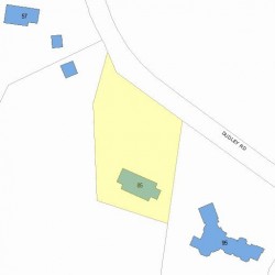 85 Dudley Rd, Newton MA 02459-2830 plot plan