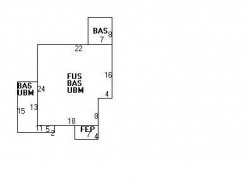 245 River St, Newton MA  02465-1434 floor plan