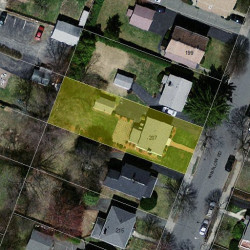 207 Winslow Rd, Newton MA 02468-1713 aerial view