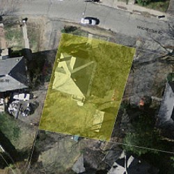 40 Winchester Rd, Newton MA 02458-1985 aerial view
