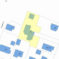 133 Rand Ter, Newton MA  02466-2413 plot plan