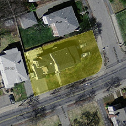 325 Newtonville Ave, Newton MA 02460-2015 aerial view