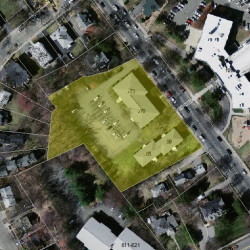 73 Walnut St, Newton MA 02460-1363 aerial view