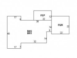 92 Littlefield Rd, Newton MA  02459-3012 floor plan