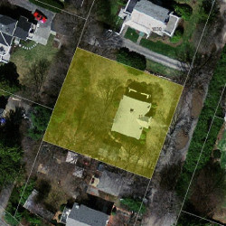 11 Owaisa Rd, Newton MA  02468-1909 aerial view