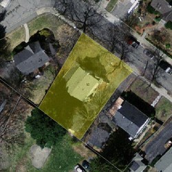 16 Lindbergh Ave, Newton MA  02465-1635 aerial view