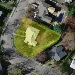 68 Levbert Rd, Newton MA 02459-3063 aerial view