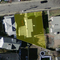 34 Carleton St, Newton MA 02458-1604 aerial view