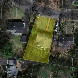 53 Fenwick Rd, Newton MA  02468-2214 aerial view