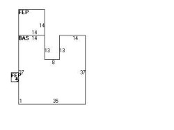 35 Hanson Rd, Newton MA  02459-3516 floor plan