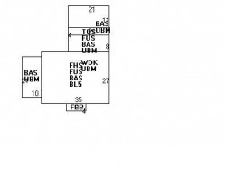 1446 Beacon St, Newton MA 02468-1613 floor plan