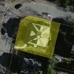 4 Fairview St, Newton MA  02458-2209 aerial view