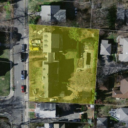 28 Sumner St, Newton MA 02459-1641 aerial view