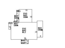 341 Waban Ave, Newton MA 02468-1349 floor plan