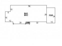 61 Druid Hill Rd, Newton MA 02461-2040 floor plan