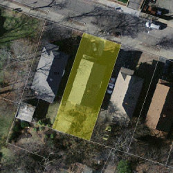 160 Pearl St, Newton MA 02458-1444 aerial view