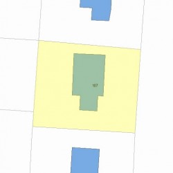 107 Upland Ave, Newton MA 02461-2112 plot plan