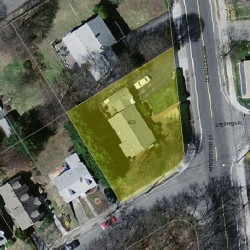 429 Winchester St, Newton MA  02461-2010 aerial view