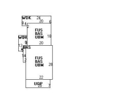 423 Albemarle Rd, Newton MA  02460-1357 floor plan