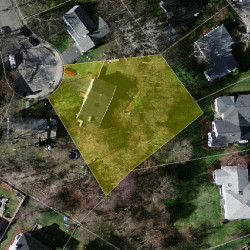 46 Juniper Ln, Newton MA  02459-2861 aerial view