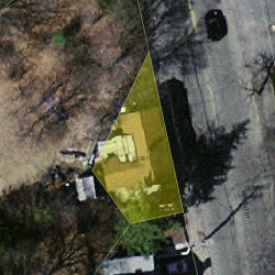 961 Walnut St, Newton MA 02461-1133 aerial view